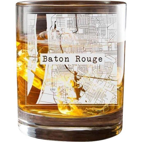 College Town City Map Glasses
