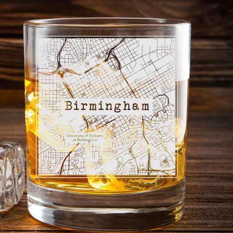 College Town City Map Glasses 