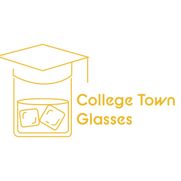 College Town City Map Glasses