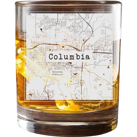 College Town City Map Glasses