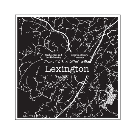 Lexington VA College Town Glasses (Set of 2)