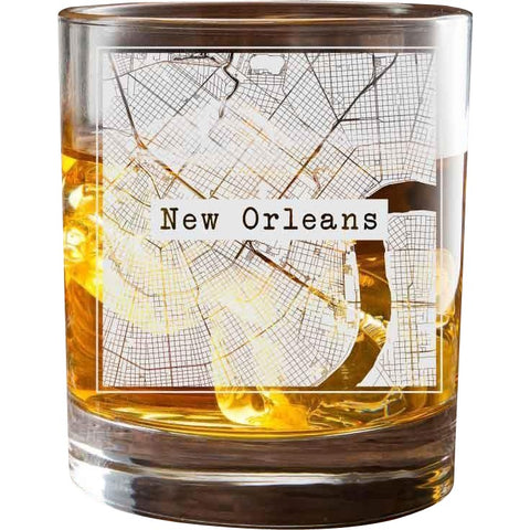 College Town City Map Glasses