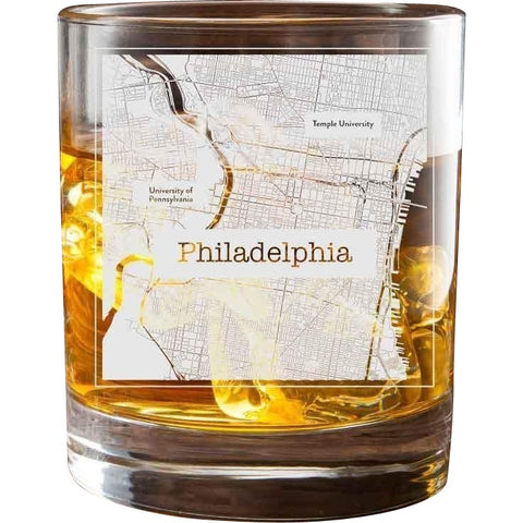 College Town City Map Glasses